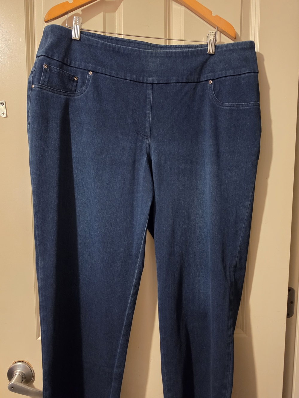Ruby Rd. Blue Pull-On Jeggings - Picture 2 of 7